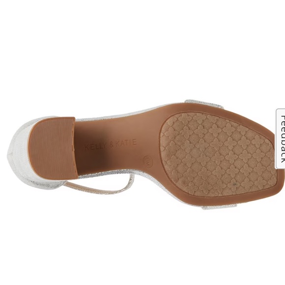 Kelly & Katie Caital Heels Silver 7M - Picture 17 of 17